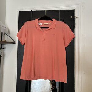 Dublin Short Sleeve Collar Shirt Coral